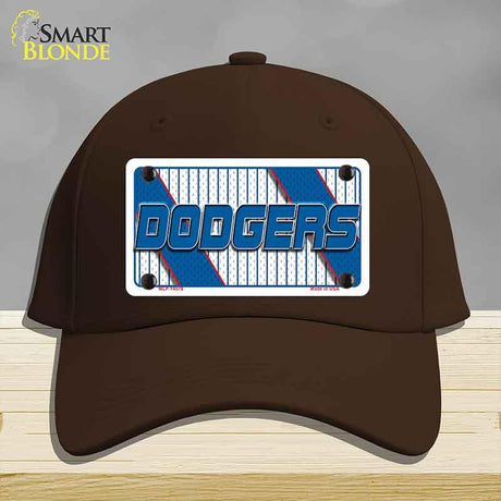 DODGERS Graphic Novelty License Plate Hat HAT-MLP-14578 Cotton Dark Brown