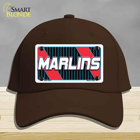MARLINS Graphic Novelty License Plate Hat HAT-MLP-14579 Cotton Dark Brown