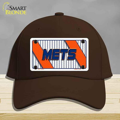 METS Graphic Novelty License Plate Hat HAT-MLP-14582 Cotton Dark Brown