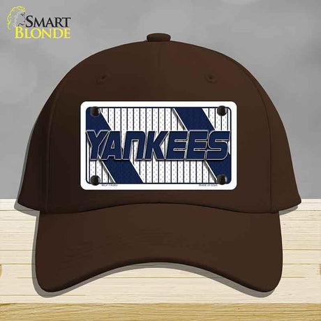 YANKEES Graphic Novelty License Plate Hat HAT-MLP-14583 Cotton Dark Brown