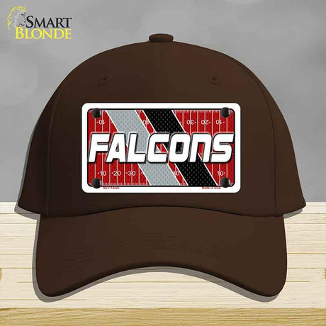 FALCONS Graphic Novelty License Plate Hat HAT-MLP-14626 Cotton Dark Brown