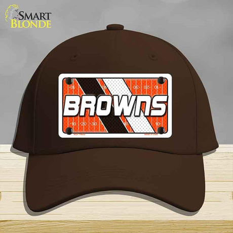 BROWNS Graphic Novelty License Plate Hat HAT-MLP-14632 Cotton Dark Brown