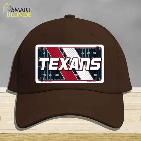 TEXANS Graphic Novelty License Plate Hat HAT-MLP-14637 Cotton Dark Brown