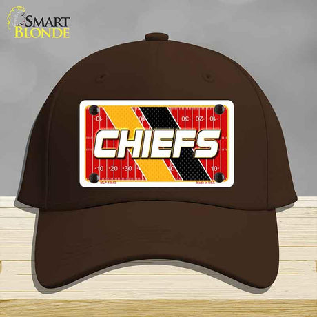 CHIEFS Graphic Novelty License Plate Hat HAT-MLP-14640 Cotton Dark Brown