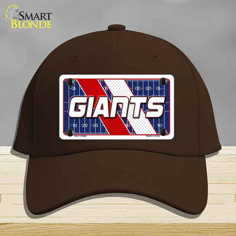 GIANTS Graphic Novelty License Plate Hat HAT-MLP-14648 Cotton Dark Brown