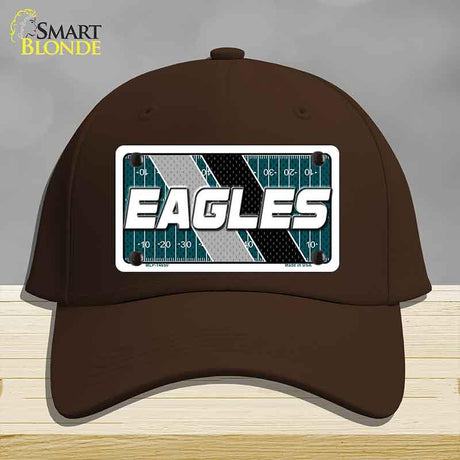 EAGLES Graphic Novelty License Plate Hat HAT-MLP-14650 Cotton Dark Brown
