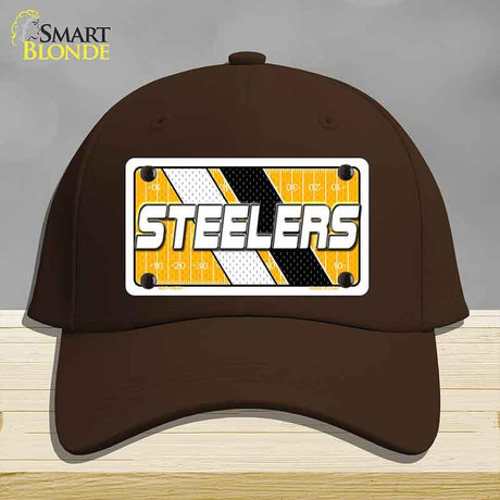 STEELERS Graphic Novelty License Plate Hat HAT-MLP-14651 Cotton Dark Brown
