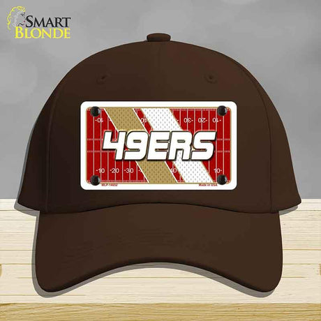 49ERS Graphic Novelty License Plate Hat HAT-MLP-14652 Cotton Dark Brown