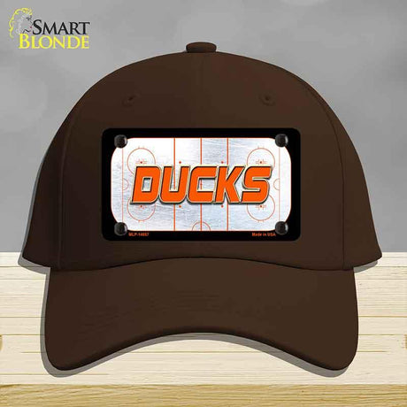 DUCKS Graphic Novelty License Plate Hat HAT-MLP-14657 Cotton Dark Brown