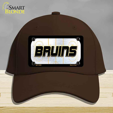 BRUINS Graphic Novelty License Plate Hat HAT-MLP-14658 Cotton Dark Brown