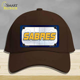 SABRES Graphic Novelty License Plate Hat HAT-MLP-14659 Cotton Dark Brown
