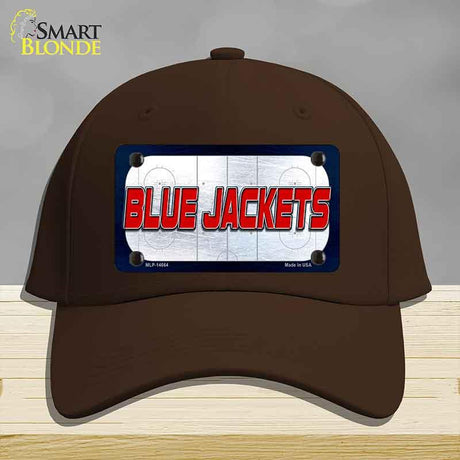 BLUE JACKETS Graphic Novelty License Plate Hat HAT-MLP-14664 Cotton Dark Brown