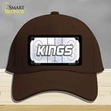 KINGS Graphic Novelty License Plate Hat HAT-MLP-14669 Cotton Dark Brown