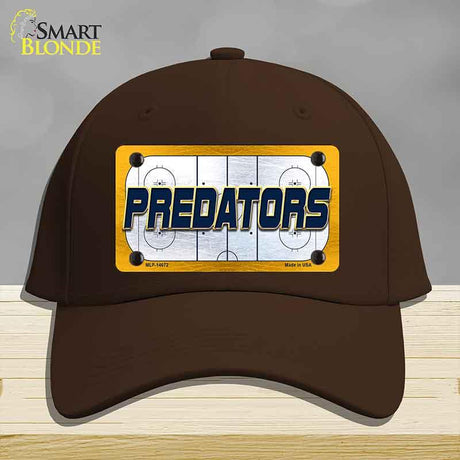 PREDATORS Graphic Novelty License Plate Hat HAT-MLP-14672 Cotton Dark Brown