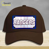 RANGERS Graphic Novelty License Plate Hat HAT-MLP-14675 Cotton Dark Brown