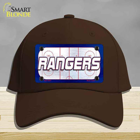 RANGERS Graphic Novelty License Plate Hat HAT-MLP-14675 Cotton Dark Brown