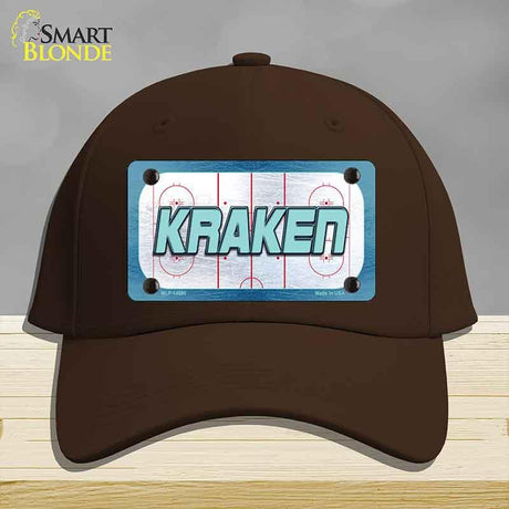 KRAKEN Graphic Novelty License Plate Hat HAT-MLP-14680 Cotton Dark Brown