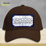 LIGHTNING Graphic Novelty License Plate Hat HAT-MLP-14682 Cotton Dark Brown