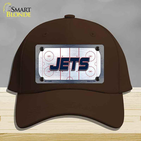 JETS Graphic Novelty License Plate Hat HAT-MLP-14688 Cotton Dark Brown