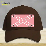 Pink Rebel Novelty License Plate Hat Cotton / Dark Brown