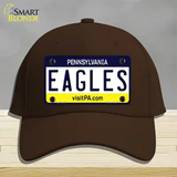 Eagles Pennsylvania State Novelty License Plate Hat Cotton / Dark Brown