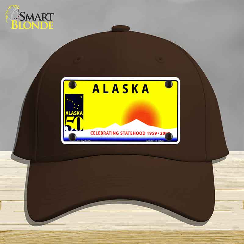 Alaska State Blank Novelty License Plate Hat HAT-MLP-2216
