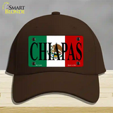Chiapas Novelty License Plate Hat Cotton / Dark Brown