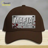 Mafia Staff Car Novelty License Plate Hat Cotton / Dark Brown