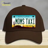 Moms Taxi Arizona Novelty License Plate Hat Cotton / Dark Brown