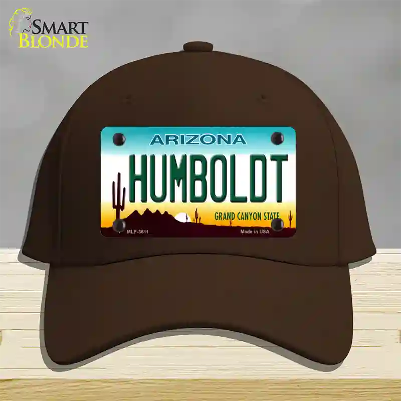 Humboldt Arizona Novelty License Plate Hat Cotton / Dark Brown
