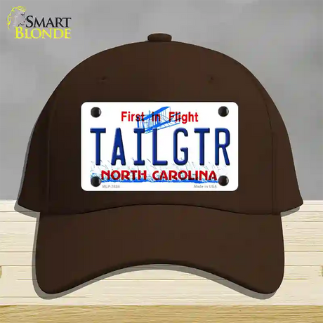 Tailgtr North Carolina Novelty License Plate Hat Cotton / Dark Brown