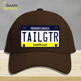 Tailgtr Pennsylvania Novelty License Plate Hat Cotton / Dark Brown