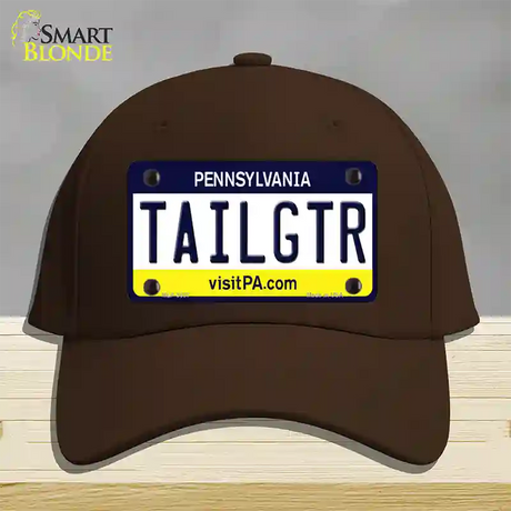 Tailgtr Pennsylvania Novelty License Plate Hat Cotton / Dark Brown