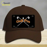 Golf Pro Novelty License Plate Hat Cotton / Dark Brown
