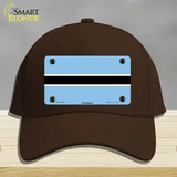 Botswana Flag Novelty License Plate Hat Cotton / Dark Brown