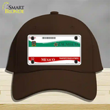 Zachatecas Mexico Novelty License Plate Hat Cotton / Dark Brown