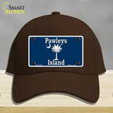 Pawleys Island Blue Novelty License Plate Hat Cotton / Dark Brown