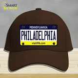 Philadelphia Pennsylvania State Novelty License Plate Hat Cotton / Dark Brown
