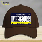 Harrisburg Pennsylvania State Novelty License Plate Hat Cotton / Dark Brown