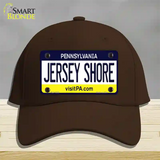 Jersey Shore Pennsylvania State Novelty License Plate Hat Cotton / Dark Brown