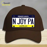 N Joy Pennsylvania State Novelty License Plate Hat Cotton / Dark Brown
