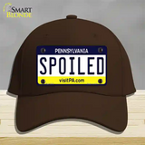 Spoiled Pennsylvania State Novelty License Plate Hat Cotton / Dark Brown