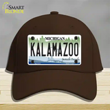 Kalamazoo Novelty License Plate Hat Cotton / Dark Brown