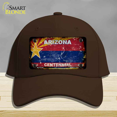 Arizona Centennial State Rusty Novelty License Plate Hat HAT-MLP-8190