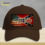 All Lives Matter Flag Novelty License Plate Hat Cotton / Dark Brown