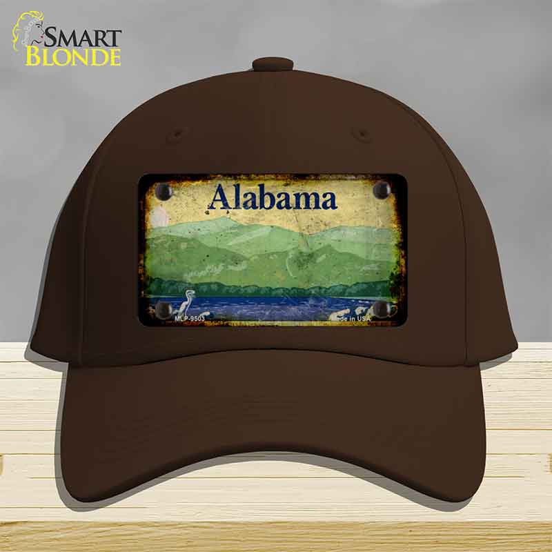 Alabama Rusty Novelty License Plate Hat HAT-MLP-9503