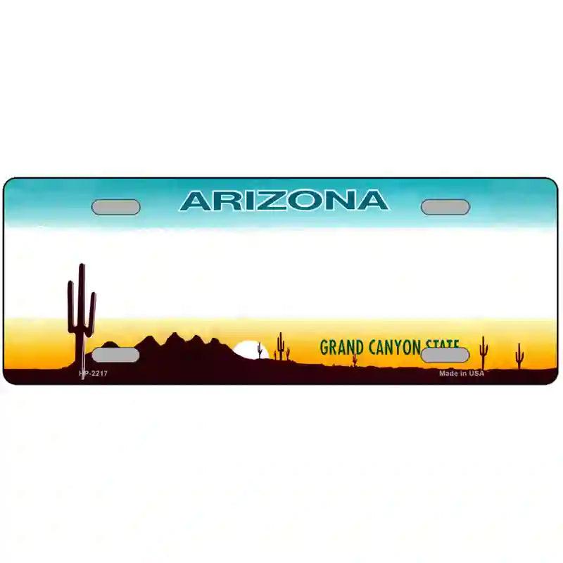 Arizona State Blank Novelty Metal License Plate