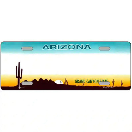 Arizona State Blank Novelty Metal License Plate