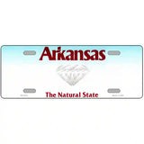 Arkansas State Novelty Metal License Plate