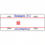 Washington DC State Novelty Blank Metal License Plate